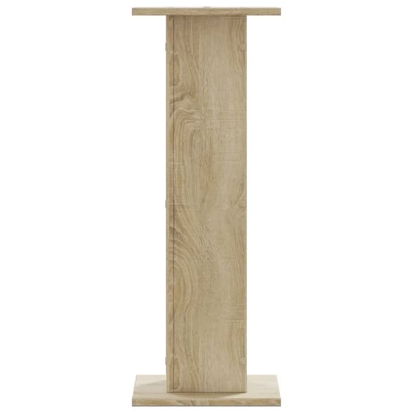 vidaXL højtalerstativer 2 stk. 30x30x80 cm konstrueret træ sonoma-eg
