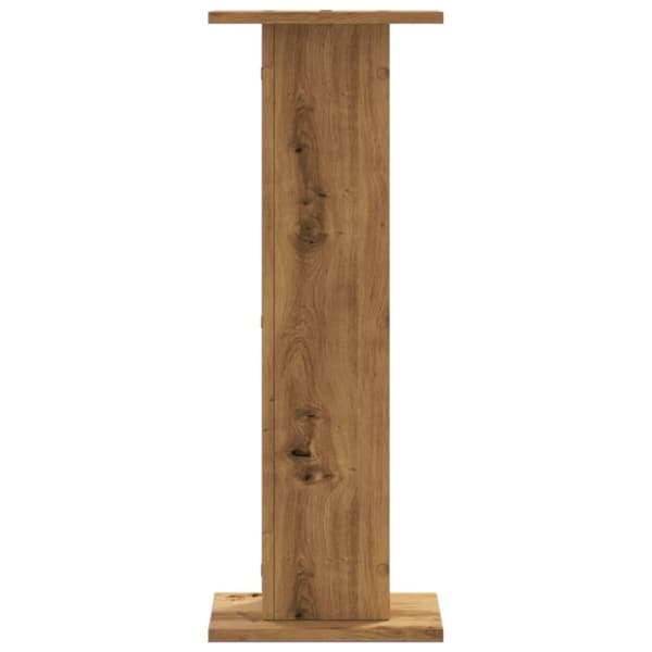 vidaXL højtalerstativer 2stk. 30x30x80cm konstrueret træ egetræsfarvet