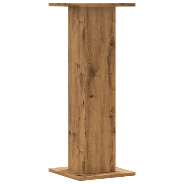 vidaXL højtalerstativer 2stk. 30x30x80cm konstrueret træ egetræsfarvet