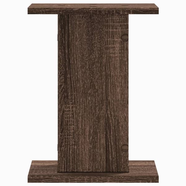 vidaXL højtalerstativer 2 stk. 30x30x40 cm konstrueret træ brun egetræ