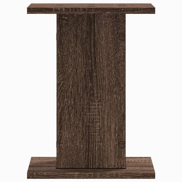 vidaXL højtalerstativer 2 stk. 30x30x40 cm konstrueret træ brun egetræ