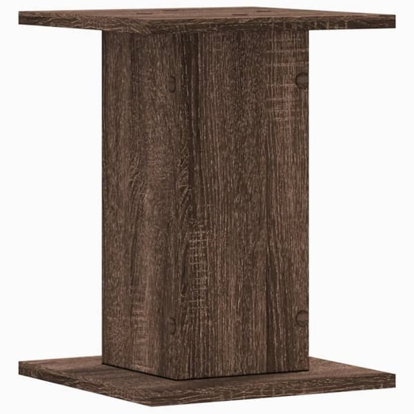 vidaXL højtalerstativer 2 stk. 30x30x40 cm konstrueret træ brun egetræ