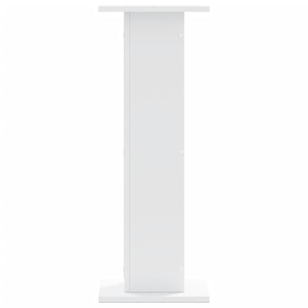 vidaXL Høyttalerstativ 2 stk hvit 30x30x80 cm konstruert tre
