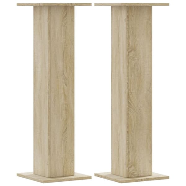 vidaXL højtalerstativer 2 stk. 30x30x95 cm konstrueret træ sonoma-eg