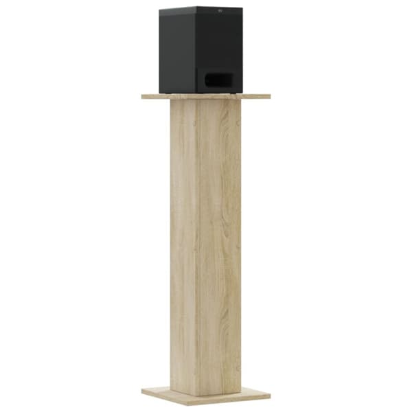 vidaXL højtalerstativer 2 stk. 30x30x95 cm konstrueret træ sonoma-eg