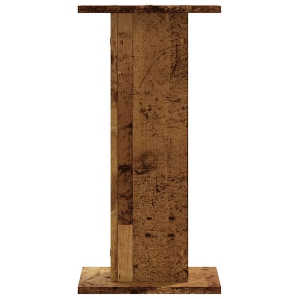 vidaXL højtalerstativer 2 stk. 30x30x60 cm konstrueret træ antikt træ