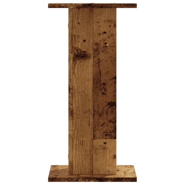 vidaXL højtalerstativer 2 stk. 30x30x60 cm konstrueret træ antikt træ