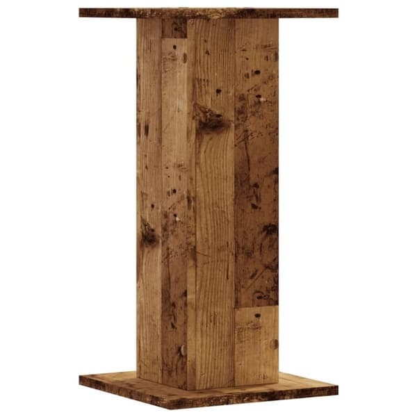 vidaXL højtalerstativer 2 stk. 30x30x60 cm konstrueret træ antikt træ