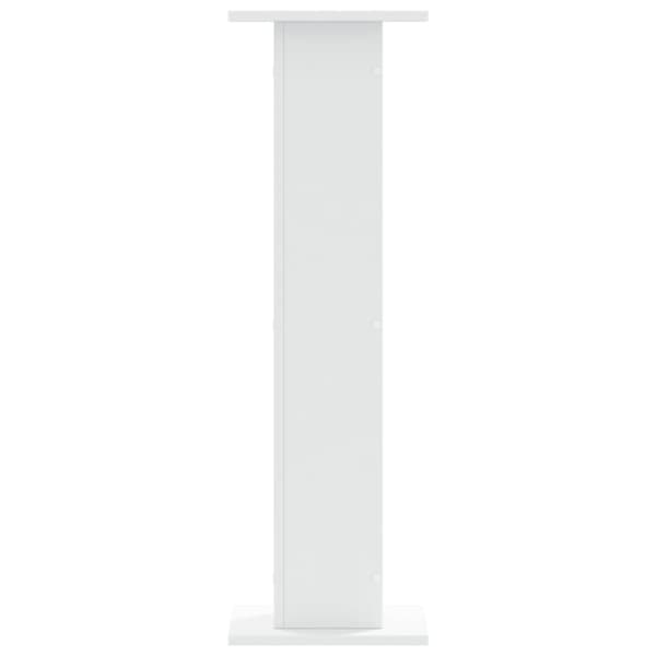 vidaXL Høyttalerstativ 2 stk hvit 30x30x95 cm konstruert tre