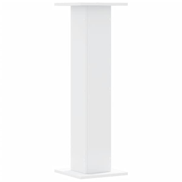 vidaXL Høyttalerstativ 2 stk hvit 30x30x95 cm konstruert tre