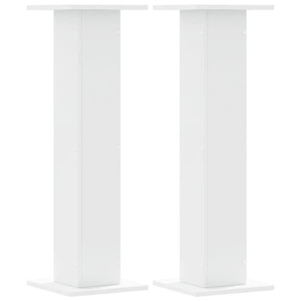 vidaXL Högtalarställ 2 st vit 30x30x95 cm konstruerat trä