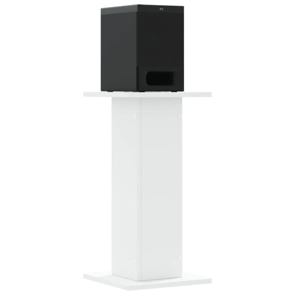 vidaXL Høyttalerstativ 2 stk hvit 30x30x60 cm konstruert tre