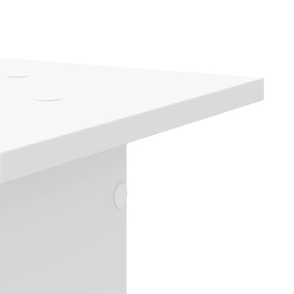 vidaXL Høyttalerstativ 2 stk hvit 30x30x60 cm konstruert tre