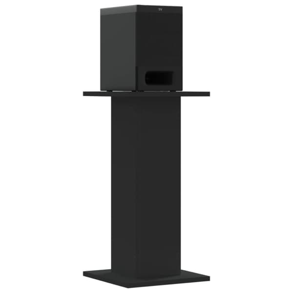 vidaXL Høyttalerstativ 2 stk svart 30x30x60 cm konstruert tre