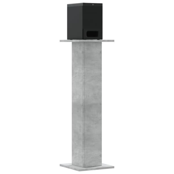 vidaXL Kaiutintelineet 2 kpl betoninharmaa 30x30x95 cm tekninen puu