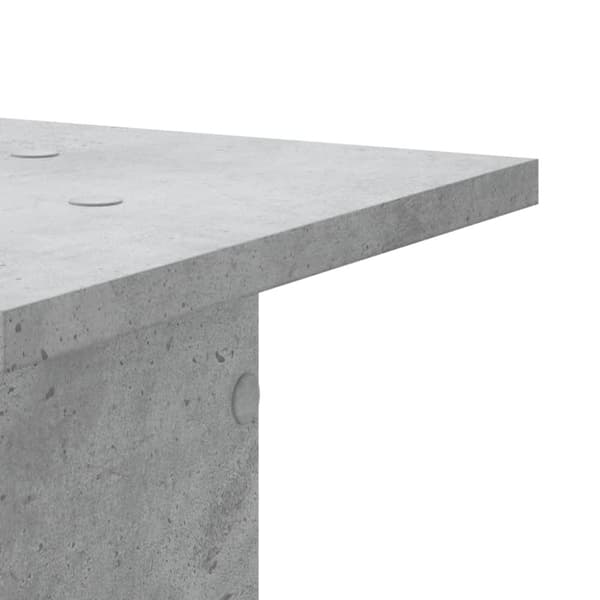 vidaXL Kaiutintelineet 2 kpl betoninharmaa 30x30x95 cm tekninen puu