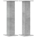 Pikkukuva 1 / 10: vidaXL Kaiutintelineet 2 kpl betoninharmaa 30x30x95 cm tekninen puu