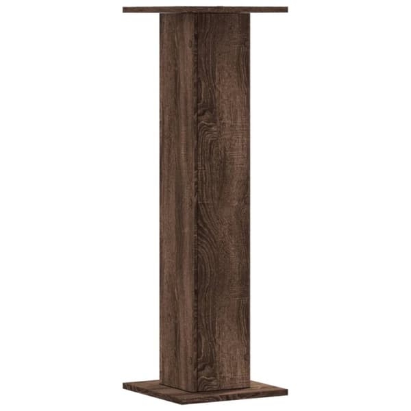 vidaXL Högtalarställ 2 st brun ek 30x30x95 cm konstruerat trä