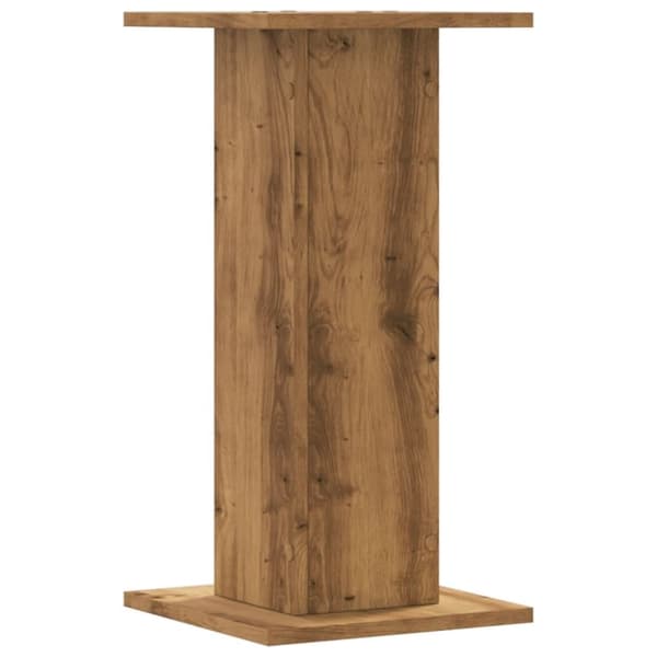 vidaXL højtalerstativer 2stk. 30x30x60cm konstrueret træ egetræsfarvet
