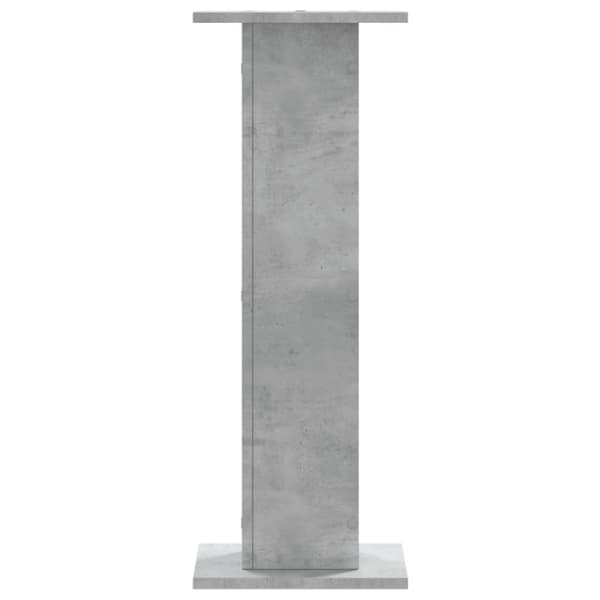 vidaXL Högtalarställ 2 st betonggrå 30x30x80 cm konstruerat trä