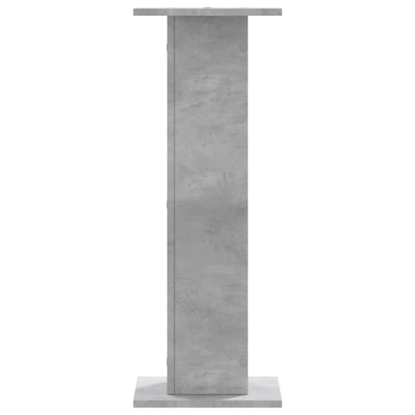 vidaXL Högtalarställ 2 st betonggrå 30x30x80 cm konstruerat trä