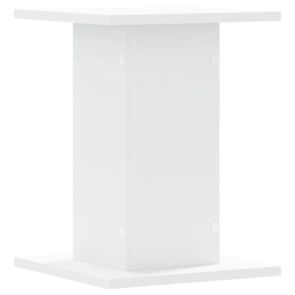 højtalerstativer 2 stk. 30x30x40 cm konstrueret træ hvid