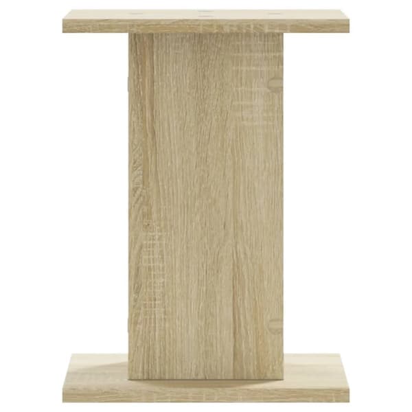 højtalerstativer 2 stk. 30x30x40 cm konstrueret træ sonoma-eg