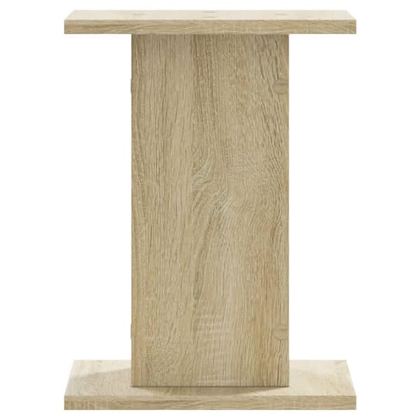 højtalerstativer 2 stk. 30x30x40 cm konstrueret træ sonoma-eg