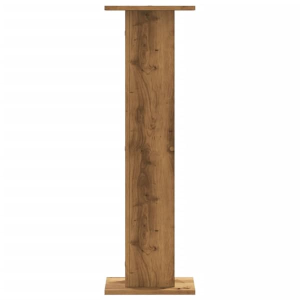 Högtalarställ 2 st ek 30x30x95 cm konstruerat trä