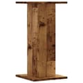 Miniatyrbillede 6 af 9: højtalerstativer 2 stk. 30x30x60 cm konstrueret træ antikt træ