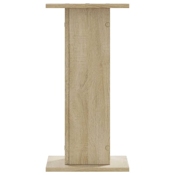 højtalerstativer 2 stk. 30x30x60 cm konstrueret træ sonoma-eg