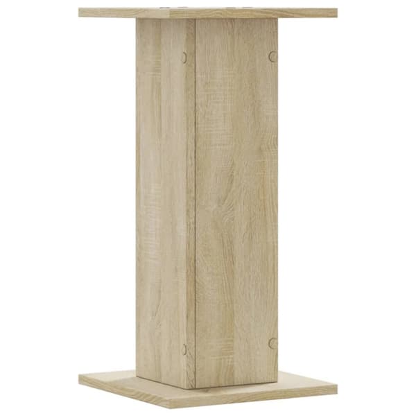 højtalerstativer 2 stk. 30x30x60 cm konstrueret træ sonoma-eg