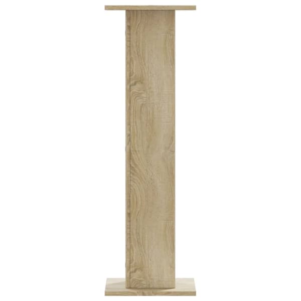 Högtalarställ 2 st sonoma ek 30x30x95 cm konstruerat trä