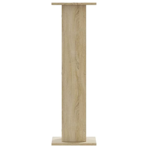 Högtalarställ 2 st sonoma ek 30x30x95 cm konstruerat trä