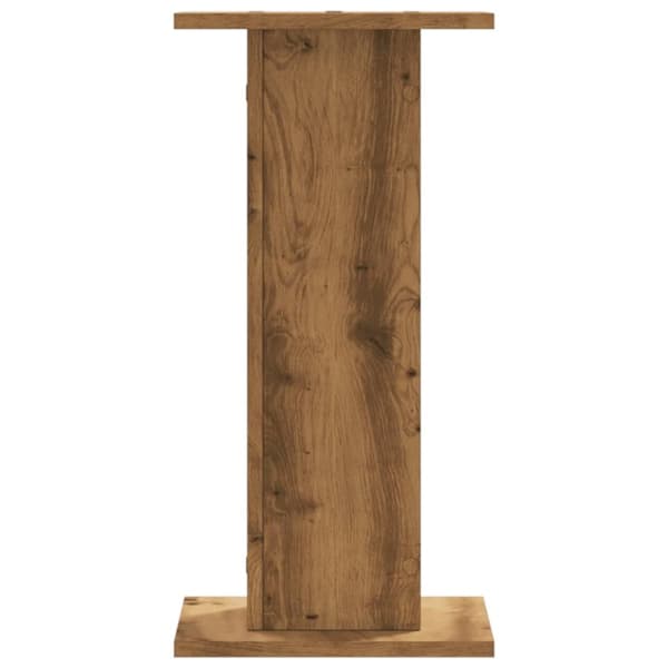 højtalerstativer 2stk. 30x30x60cm konstrueret træ egetræsfarvet