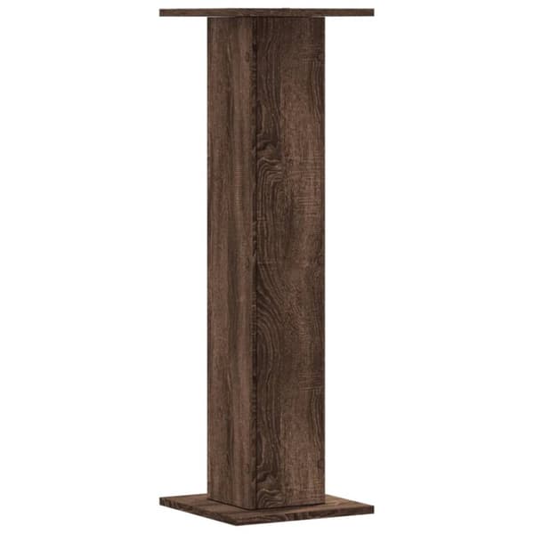 højtalerstativer 2 stk. 30x30x95 cm konstrueret træ brun egetræ