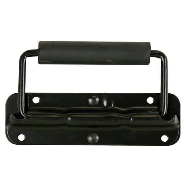 HÖGTALARGREP MED FJÄDER, METALLIC BLACK, 161 X 107 MM VELL