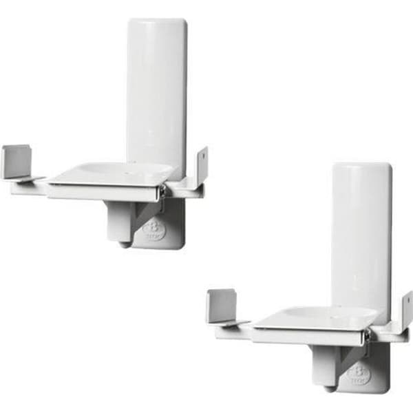 B-Tech Mountlogic BT77 Vit Högtalarstativ - Par - Tilt - 25 kg