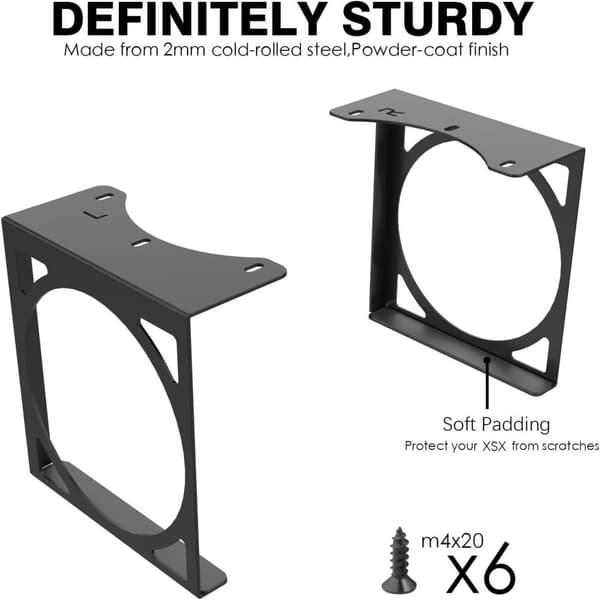 INF Metalstander til XBOX Series X-konsol (2-pak)