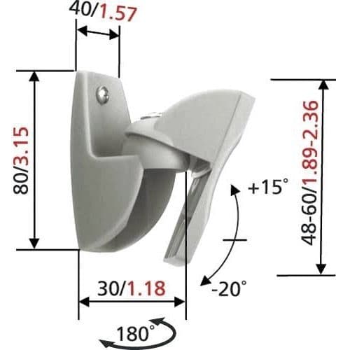 Vogel's VLB 500 BLACK högtalarstativ