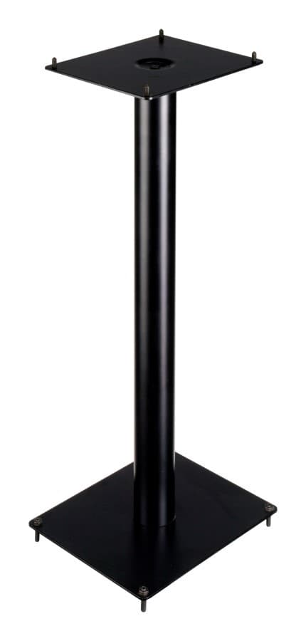 AQ S19/80 - Kaiutinteline / Massiivimetallinen kaiutinteline / 80 cm musta
