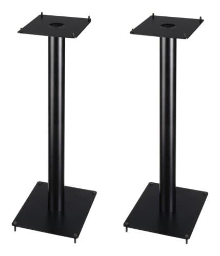 AQ S19/80 - Kaiutinteline / Massiivimetallinen kaiutinteline / 80 cm musta