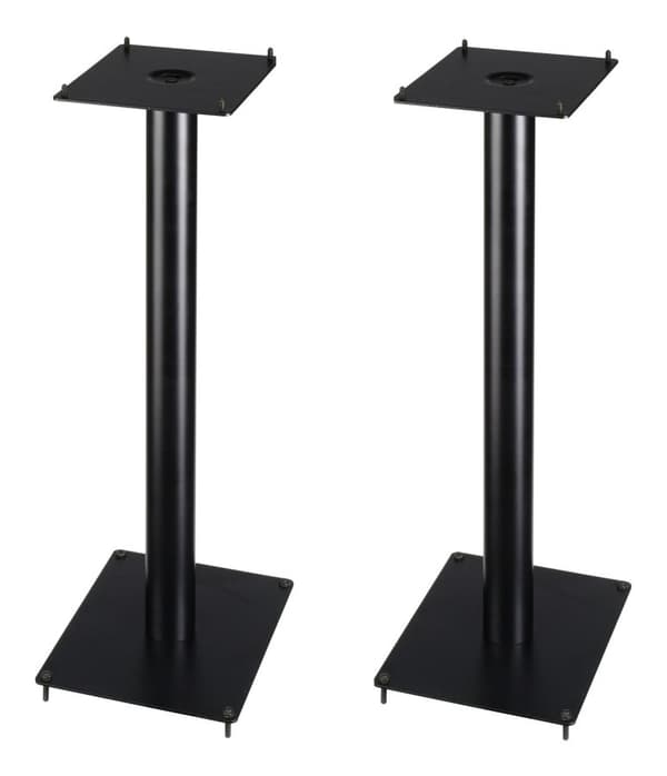 AQ S19/80 - Kaiutinteline / Massiivimetallinen kaiutinteline / 80 cm musta