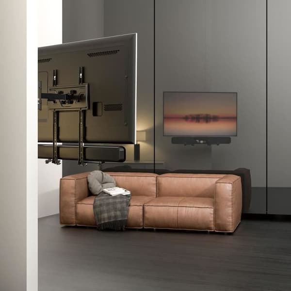 Universal soundbar-stöd upp till 15 kg Högtalarstöd för montering under TV:n