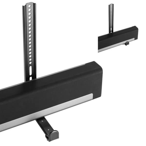Universal soundbar-stöd upp till 15 kg Högtalarstöd för montering under TV:n