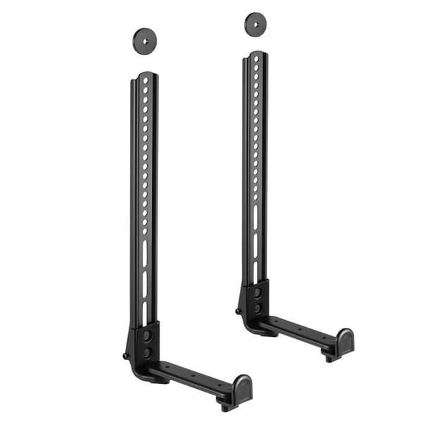 Universal soundbar-stöd upp till 15 kg Högtalarstöd för montering under TV:n
