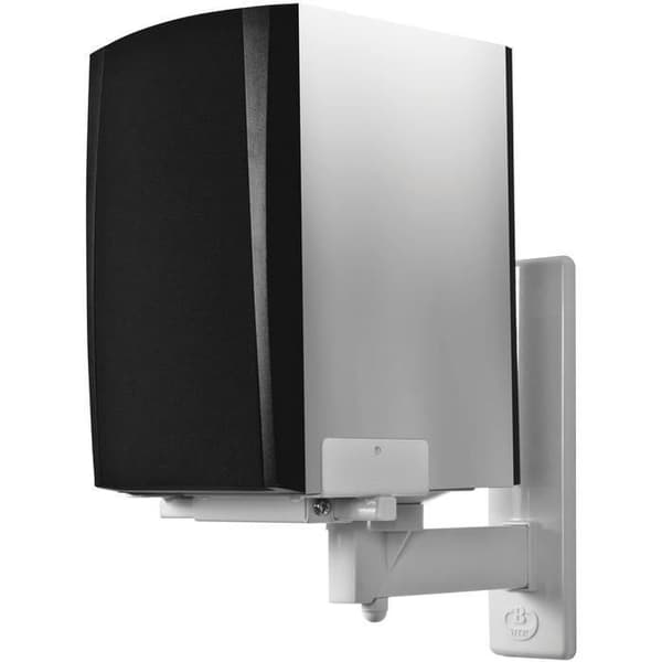 B-Tech Mountlogic BT77 Vit Högtalarstativ - Par - Tilt - 25 kg