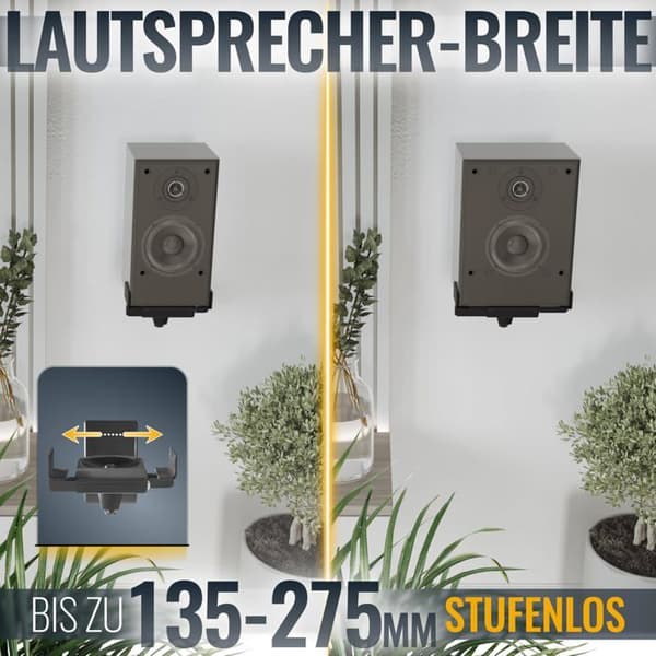 Fäste för högtalare - högtalarstativ - högtalarsupport Ricoo - LH051-B