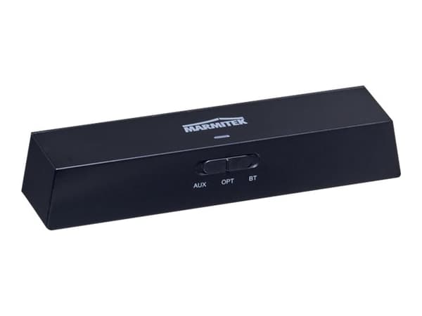 Marmitek BoomBoom 100 - Bluetooth trådløs lydmottaker / -sender for høyttaler, mobiltelefon, nettbrett