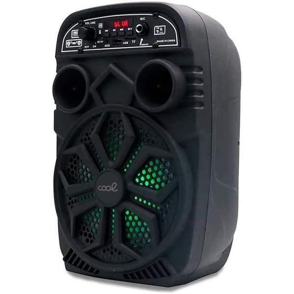 Højttaler med karaokemikrofon Cool Cool Sort